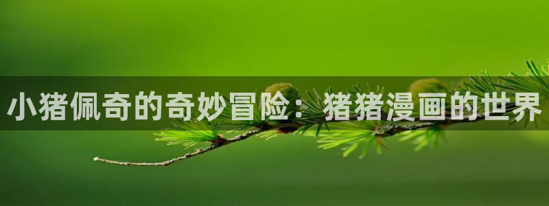 无颜之月1到5集妖姬动漫：小猪佩奇的奇妙冒险：猪猪漫画的世界